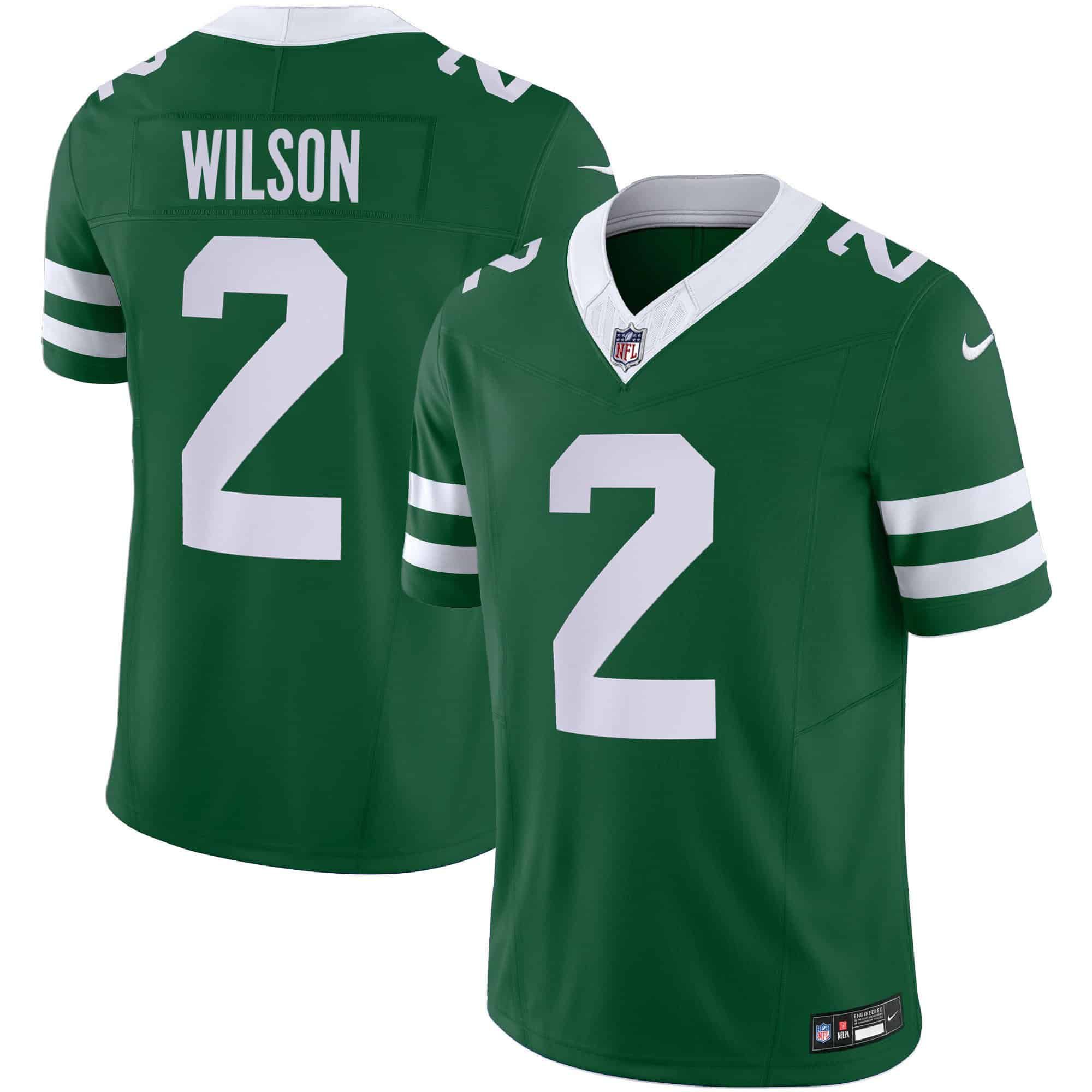 Men New York Jets #2 Wilson Green 2024 Nike Limited NFL Jersey->indianapolis colts->NFL Jersey
